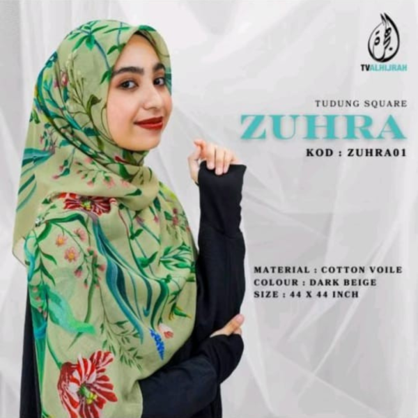 Tudung Cotton Voile Ekskusif AlHijrah - Image 4