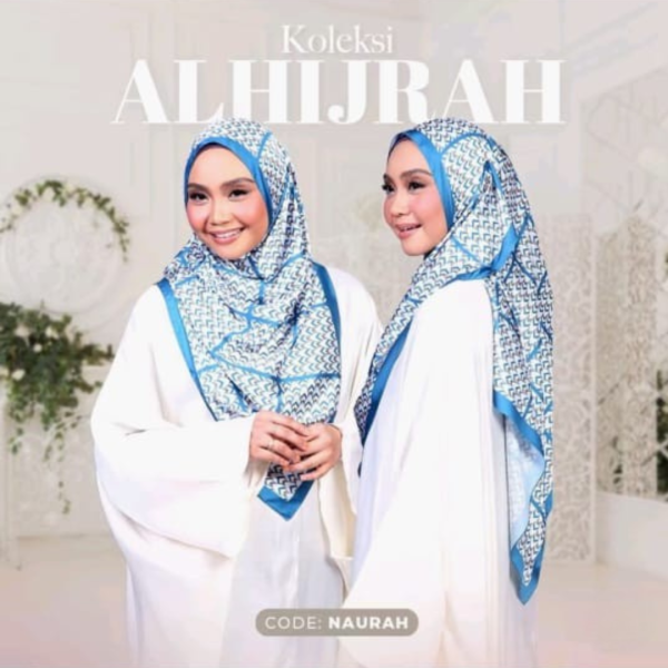 Tudung Satin Eksklusif AlHijrah - Image 2